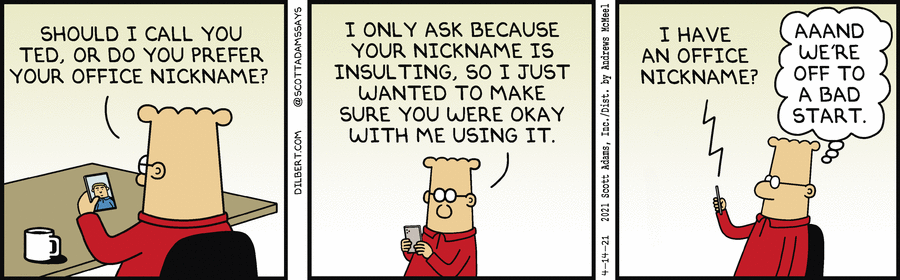 Dilbert Cartoon